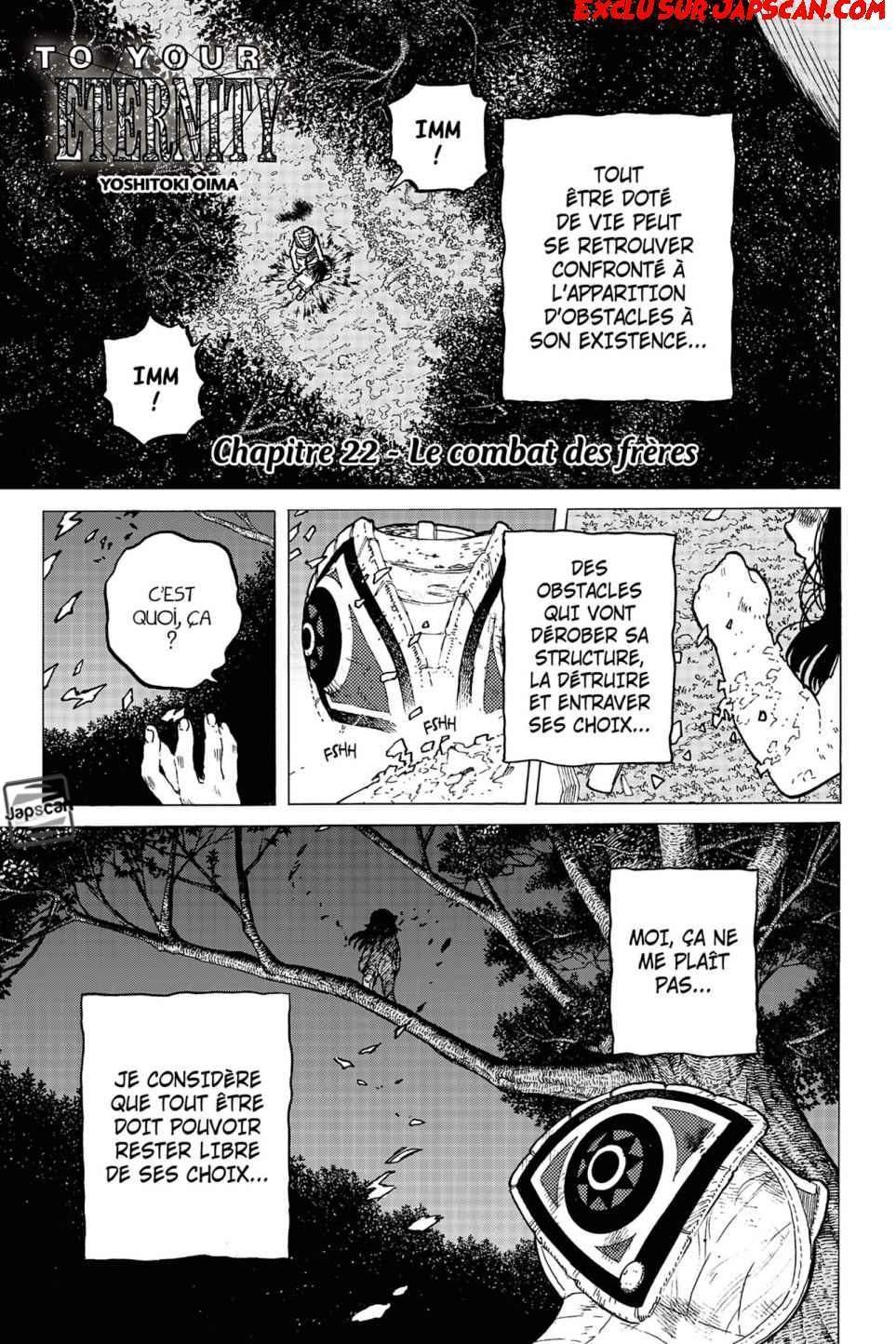 Read To Your Eternity FR Manga Online