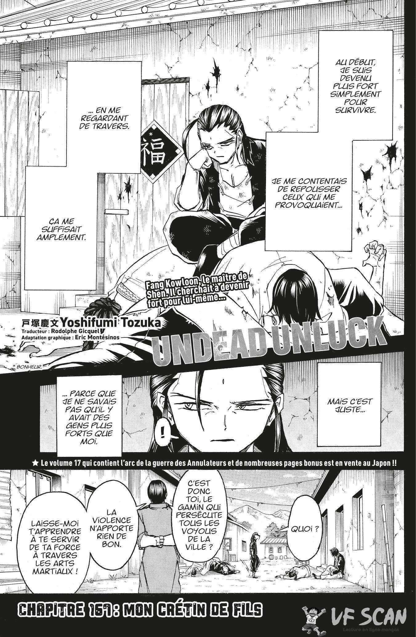 Read Undead Unluck FR Manga Online
