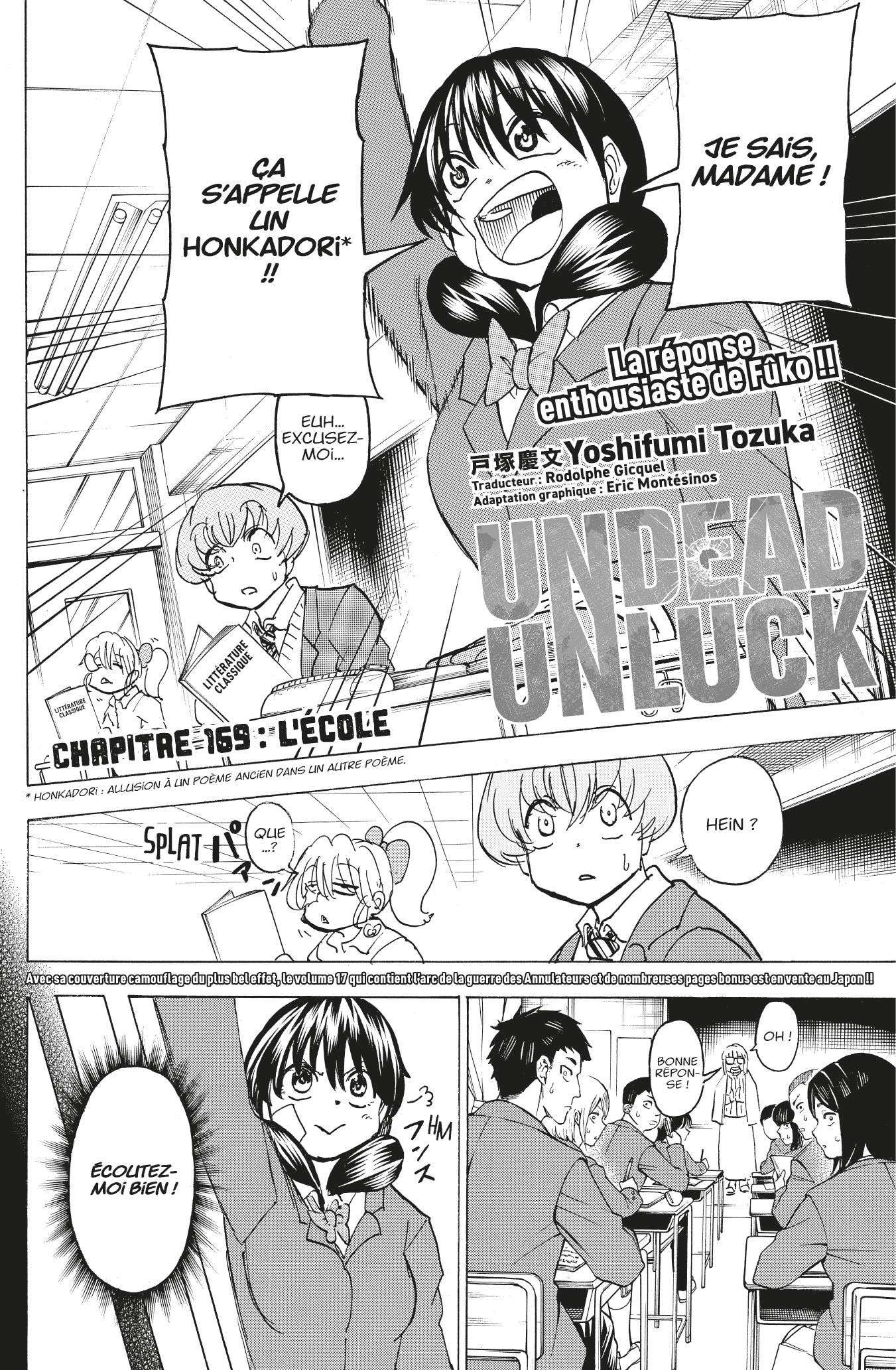 Read Undead Unluck FR Manga Online