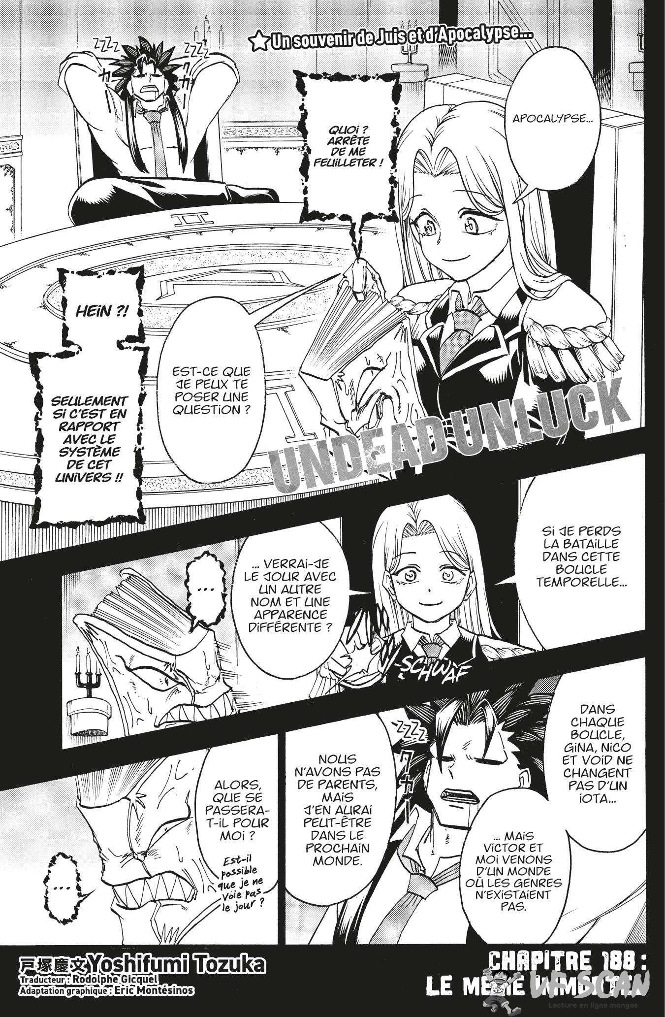 Read Undead Unluck FR Manga Online