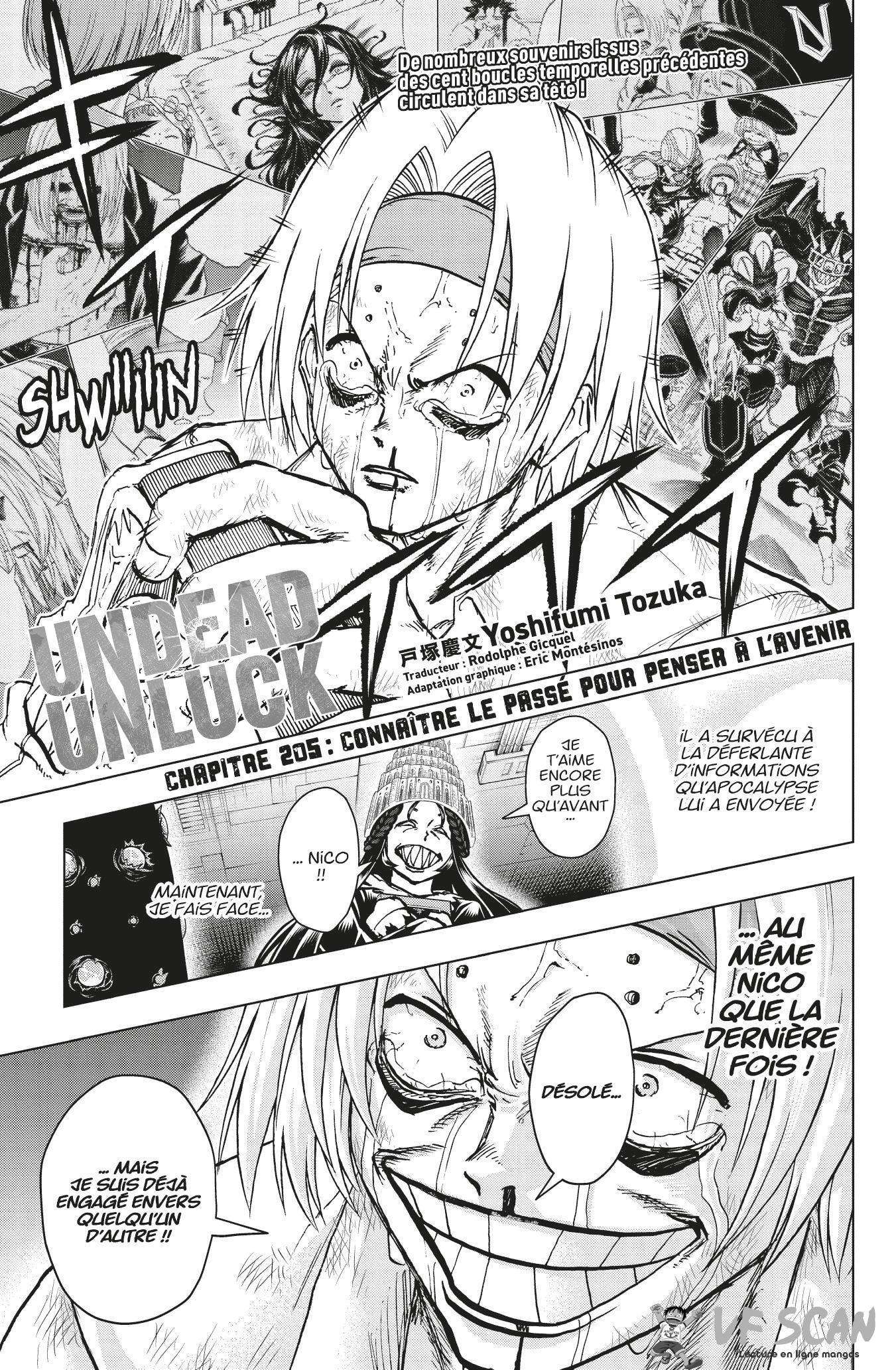 Read Undead Unluck FR Manga Online